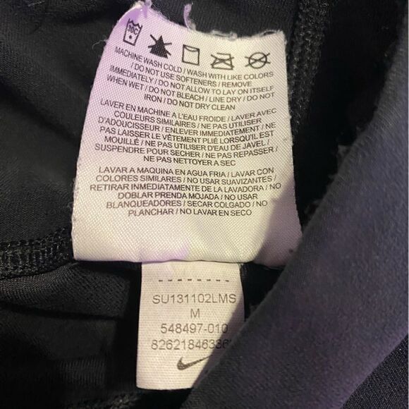 Nike Dri-Fit Black Capri Leggings, Medium - Picture 4 of 6